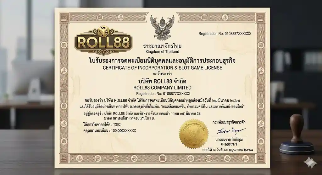 การรับรองคุณภาพและการใช้งานระบบเดโม-roll88